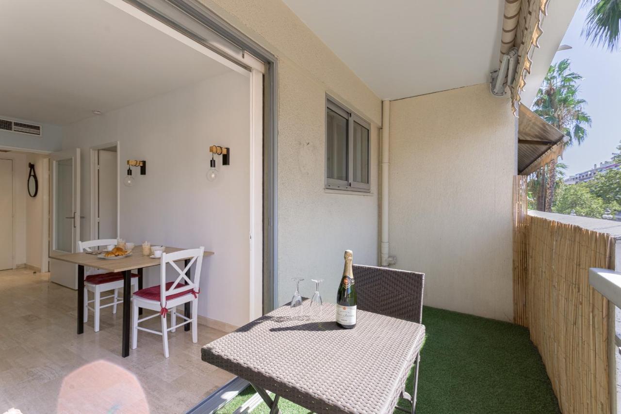 Cosy Studio - Centre Cannes - Terrasse - Clim - Wifi Eksteriør billede